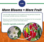 Jack's Classic 10-30-20 Blossom Booster Water-Soluble Fertilizer with Micronutrients for Increasing Color and Quantity of Blooms in Flowering Plants, 8oz