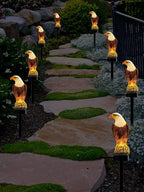 Eagle Figurine Garden Solar Stake Light Solar Eagle Lights Outdoor Decorative Bright Light Eagle Statue for Garden, Lawn, Patio, Yard Decoration.