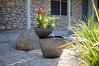 AquaSprouts Fountain: Hydroponic, Aquaponic, Water Garden Kit, Charcoal, 8 Gallons