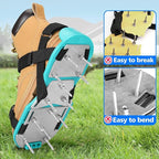 Lawn Aerator Shoes for Grass - Pre-Assembled Grass Aerator Shoes for Lawn - Soil Yard Aerator Tool for Aerating Patio Garden, Green, Medium Size