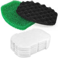 Pond Filter For Ponds Maintenance Kit For Aquagarden Inpond 5 In 1 600 Gallon Pond Pump - Foam Filters & Polymer Wool Pads 3-Stage Filtration, Fish Pond Filter Pads For Outdoor Ponds (Fit 600/900)