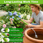 Battery Powered Sprayer Wand - 29" Electric Sprayer with 3 Adjustable Water Hose Nozzle Portable Garden Sprayer with 16ft Hose for Lawn and Garden Plant Watering
