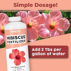 Hibiscus Fertilizer – Liquid Plant Food for More Blooms, Vibrant Color & Healthy Tropical Growth, 32 oz