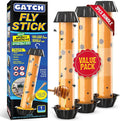 GATCH Fruit Fly Trap (3 Pack), Fly Stick for Mosquitoes, Sticky Trap for Flies Gnats Wasp Flying Insects, Bug Catcher, Indoor or Outdoor Use, Ready to Use Home