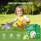 Cat Deterrent Outdoor, 12 Pack Natural Peppermint Oil Cat Deterrent Indoor for Home Against Scratch and Chew Furniture Plants Pet Safe, Keep Stray Feral Cats Out of Yard Garden Lawn