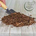 100% Organic Material All Natural Orchid Bark (8 Quarts), Long Lasting All Natural, High Flowering and Aeration for Orchid Plants, Vanda,Phalaenopsis, Cattleya and Houseplant Repotting
