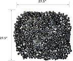 Black Rocks for Plants - Decorative Polished Pebbles 1/2 to 1 Inch 2 lbs. for Garden, Vase Fillers, Succulents, Pots (SM 0.5 to 1 Inch, Polished, 2)