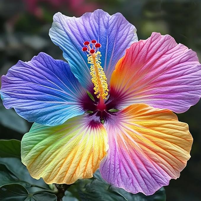 Hibiscus Flower Seeds for Planting - 200+ Hibiscus Seeds Perennial Giant Flower Non-GMO Heirloom Tropical Potted Plants Seeds