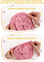 Geyoga 12 Pieces Newborn Hat Mittens Gloves Set Baby Boys Girls Cotton Baby Beanie for 0-12 Months