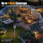 Rossetta Solar Bug Zapper Outdoor, Mosquito Zapper with Flame Lamp & Projector Light, 4200V Electric Fly Zapper Waterproof Rechargeable Mosquito Killer, Cordless Fly Trap for Patio, Backyard, Garden