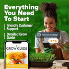 HOME GROWN Marigold Seeds Bulk Mix - 5600+ Crackerjack Marigold Flower Seeds for Planting Outdoors -Flowers Seed for Companion Planting -Wildflower African Marigold(Tagetes erecta)