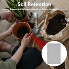15 Pcs Flower Pot Hole Mesh Pad 11.8x7.8 Inch Bosai Plant Mesh Drainage Screen Prevent Soil Loss Bottom Grid Mat Gardening Essentials