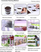FLTRGO Indoor Garden Hydroponic Growing System,3/4 Tier Hydroponics Tower Set,Hydroponic Planter,Plant Vertical Hydroponics,Suitable for Planting Leafy Vegetables,Stem Vegetables
