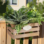 Artificial Greenery Plants, Large Bunches Outside Faux Plants for Outdoor Decor - UV Resistant Fake Plant for Planters, Realistic Fake Greenery Bushes for Garden Patio Front Porch Yard Decor