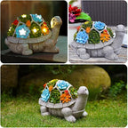 Qeeman Garden Outdoor Decor Statues: Figurine Decorations Ornaments Patio Art Balcony - Birthday Gifts for mom Grandma Women