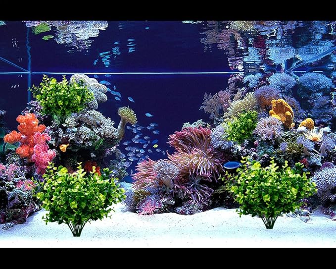 Artificial Plants Flowers Faux Boxwood Shrubs 6 Pack, Lifelike Fake Greenery Foliage with 42 Stems for Garden, Patio Yard, Wedding, Office and Farmhouse Indoor Outdoor Decor