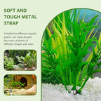 52Pcs Aquarium Plant Weights for Fish Tank - Aquarium Plant Anchors Live Plants Fixed Ring Base, Non-Toxic Weighted Blocks to Hold Aquatic Live Plants Underwater