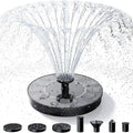 AISITIN Solar Fountain, Solar Bird Bath Fountains Pump with 6 Nozzles, 2026 Upgraded Free Standing Floating Solar Powered Water Fountain Pump for Bird Bath, Garden, Pond, Pool and Outdoor