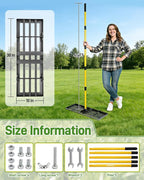 Joyhalo Lawn Leveling Rake, 30 Inch Yard Lawn Leveling for Soil with 78" Adjustable Steel Handle, Heavy Duty Effort Saving Landscape Lawn Leveler for Yard Garden Golf Course Soil Sand Dirt Grass