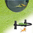 Pryitier Aquarium Floating Plant Barrier, Floating Plant Corral Self Adjusts to Water Level Fish Tank Fence Keeps the Floaters Away from the Filter