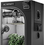 AC Infinity AI Grow System 2x2, 1-Plant Kit w/Self-Learning AI Controller, Dynamic Airflow & LM301H LED Lighting Control, 2000D Mylar Tent w/Lab-Tested Reflectivity, Largest Zippered Window