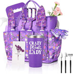 Gardening Gifts for Women, Gardening Tools for Women, 14 PCS Garden Tools Set Kit with Garden Tool Bag, Plant Lover Christmas Mothers Day Birthday Gifts for Mom Grandma Aunt, Purple
