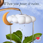 Original Dripping Rain Cloud with Moon Charm