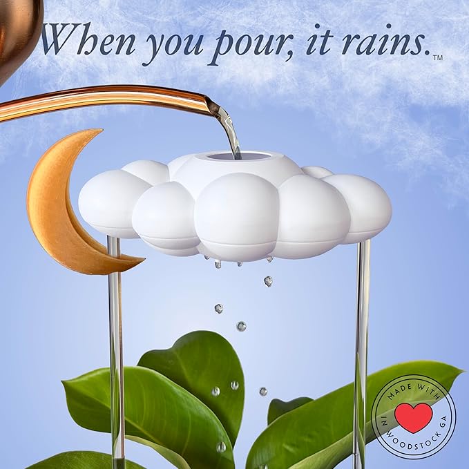 Original Dripping Rain Cloud with Moon Charm