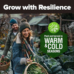 HOME GROWN 25 Variety Survival Seed Vault 12,000+ Heirloom Non-GMO Vegetable Seeds for Planting, High Germination, Family Garden Starter Kit, Tomatoes, Peppers, Carrots, Beans, Kale, Indoor Outdoor