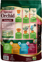 Better-Gro Special Orchid Mix - Premium Grade Orchid Bark Potting Mix for Potting, Repotting, Enhanced Drainage, Air Flow & Root Ventilation, Ideal for Phalaenopsis, Cattleyas, Dendrobiums - 4 Quarts