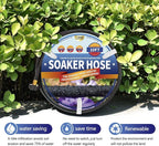 3 Pack Soaker Hose 10 FT for Garden Bed, 1/2’’ Diameter Short Soaker Hoses for Irrigation To Save 70% Water, Short Drip Soaking Hose for Vegetable Beds (3 Pack 10 FT)