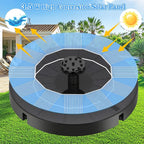 Yeomi 3.5W Solar Bird Bath Fountain, Solar Water Fountain Pump with 6 Nozzles 4 Fixed Stakes, Upgraded Solar Powered Water Fountain for Bird Bath, Garden, Patio, Pond, Fish Tank, Outdoor Decor