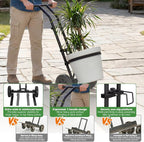 Adjustable Plant Caddy with Wheels, Heavy Duty Plant Dolly Cart w/Grab Arm and Strap Dual Protection, Garden Potted Plant Mover Dolly for Planter Flower Pots Indoor Outdoor, Supports 175lbs, Black