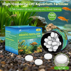 Root Tabs, Aquarium Plant Fertilizer, Aquarium Water Care Tabs, 100 Tabs Aquarium Plant Food Safe for Fish and Shrimp, Aquatic Plant Fertilizer for Planted Aquarium Substrate (2 * 100)