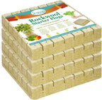 Legigo 1.5 Inch Rockwool Cubes for Hydroponics Seed Starter, Rock Wool Planting Cubes Hydroponic Garden Grow Plugs for Soilless Cultivation Plants Cutting Germination Clone(4 Sheet, 196 Plugs)
