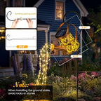 Solar Lights Outdoor Decor, Perfect Gardening Gift for Mom Women Grandma, Thoughtful Birthday Present, Hanging Lanterns Watering Can Lights for Garden, Yard, Porch, Patio Backyard Decoration