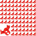 200 Pack Low Stress Plant Training Clips, 90 Degree Plant Stem Bender, Garden Branch Training Clips for Tomato, Vine, Fruit Trees and Flowers