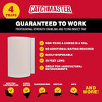 Catchmaster Tree Shield Lantern Fly & Ant Traps Insect Barrier, 12 Rolls 30ft Each, Outdoor Adhesive Crawling Insect Trap to Protect Trees, Fruit & Plants, Pest Control Lawn & Garden