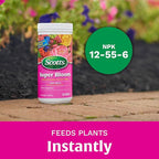 Scotts Super Bloom Water Soluble Plant Food, 2 lb - NPK 12-55-6 - Fertilizer for Outdoor Flowers, Fruiting Plants, Containers and Bed Areas - Feeds Plants Instantly
