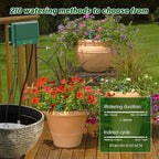 Solar Irrigation System 10W for Automatic Plants Watering, Summer Garden Drip Irrigation Kit for Solar Garden Drip Irrigation System,Supported Irrigation System Kit for Plant Bed,Green House