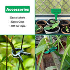 Unves 10 Pack Plant Support Stakes, 10" W x 16" H Half Round Peony Cages and Supports, Metal Peony Cage Plant Ring for Outdoor Plants Tomato Flower Vine, with Garden Labels, Clips and Ties