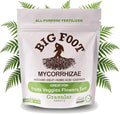 Big Foot Mycorrhizae - Double Your Plant Size, Easy to Use, Made in USA, Treats 30 Plants (7,500 Mycorrhizal Spores) Fertilizer, 4 Ounce Package