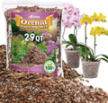 Orchid Bark Potting Mix - 29QT Natural Orchid Potting Mix for Repotting, Blended with Small Pine Bark and Perlite to Provide Ideal Ventilation and Good Drainage for Orchids and Other Potted Plants
