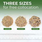 Aquarium Gravel 10 lbs, 3-6mm Fish Tank Gravel, Succulent Cactus Pea Gravel for Indoor Plants, River Rocks for Gardening, Flower Pots, Vase Fillers, Garden Landscaping