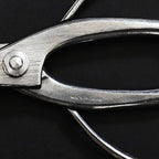 Wazakura Stainless Steel Series Traditional Bonsai Scissors, Made in Japan 7 in (180 mm), Hasami Pruning Shears, Professional Garden Tools (Traditional Stainless Steel)