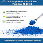 Gardenwise 20-20-20 Water-Soluble Fertilizer – Powder for Liquid Plant Food for Indoor & Outdoor Plants, Orchids, Vegetables, Lawns, Flowers – 20 20 20 Fertilizer 2 Quarts (4 lbs)
