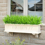 16 Pcs Artificial Plants Outdoor Fake Grass Faux Greenery Stems UV Resistant Plastic Plants Shrubs for Planters Patio Garden Front Porch Pathway Spring Summer Home Decor, Green