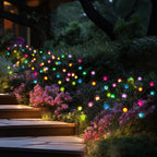 Solar Garden Lights Swaying, 60 LED Firefly Lights Outdoor Waterproof, Garden Decor Solar Lights Outdoor for Yard Porch Patio (6 Pack Multi-Colored)