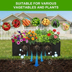 Large Cucumber Trellis with Grow Bag, 65" Tall Metal Garden Trellis for Climbing Plants Outdoor, Reusable Cucumber Trellis for Raised Bed with Netting for Tomatoes, Peas, Grapes Plant Support