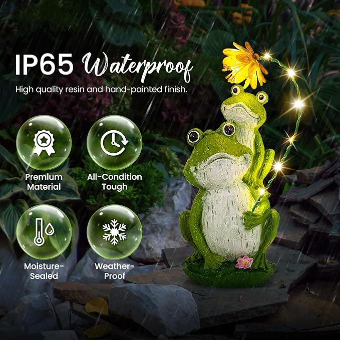 GIGALUMl Solar Garden Statue Bundle